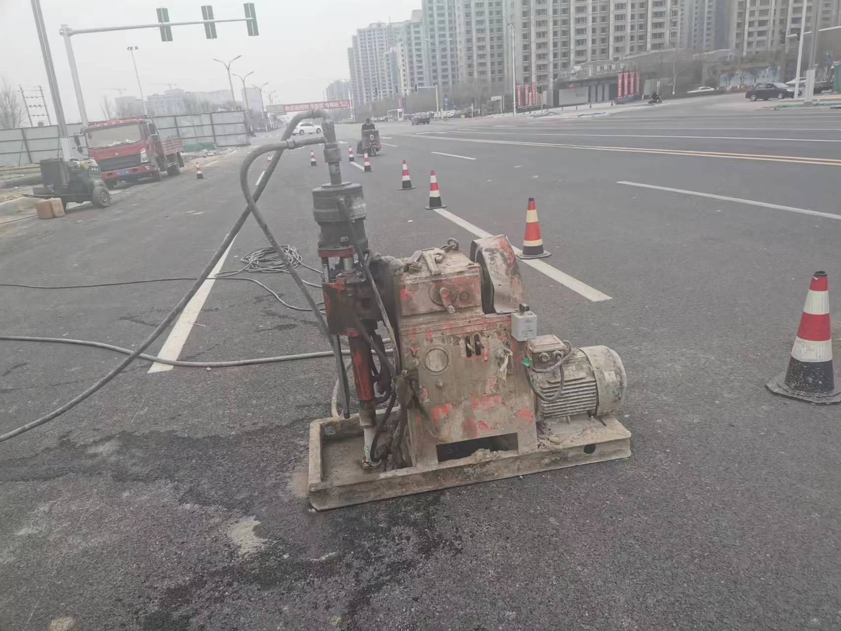 高碑店路基注浆